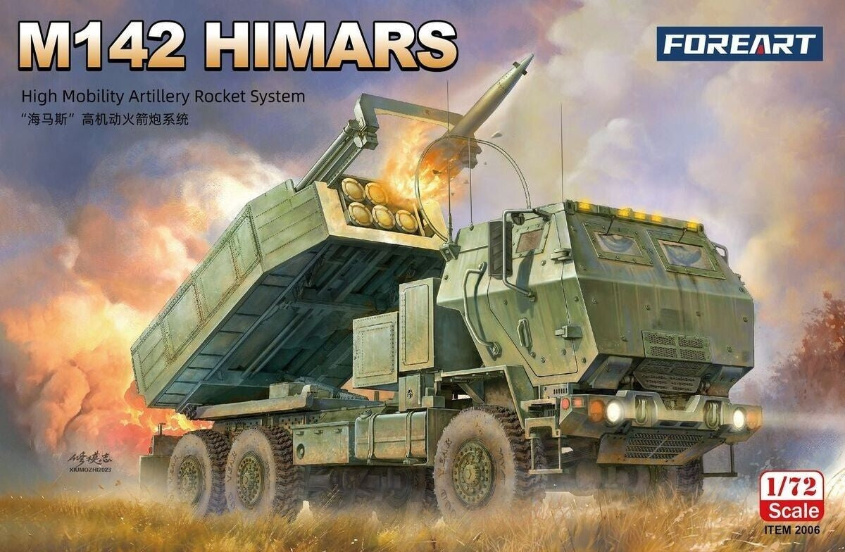 ForeArt 2006 M142 HIMARS Système de roquettes d&amp;#39;artillerie à haute mobilité 1/72