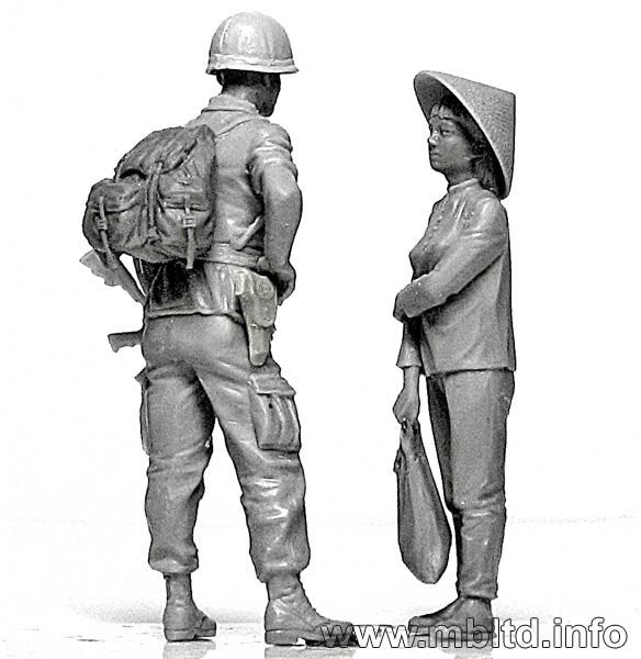 Master Box 3599 Marines américains « Patrouille » (série Guerre du Vietnam) (1/35) – immagine 12