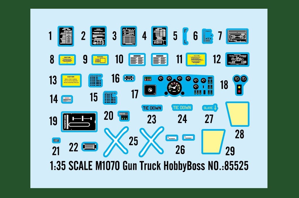 Camion armé Hobby Boss 85525 M1070 au 1/35 – image 17