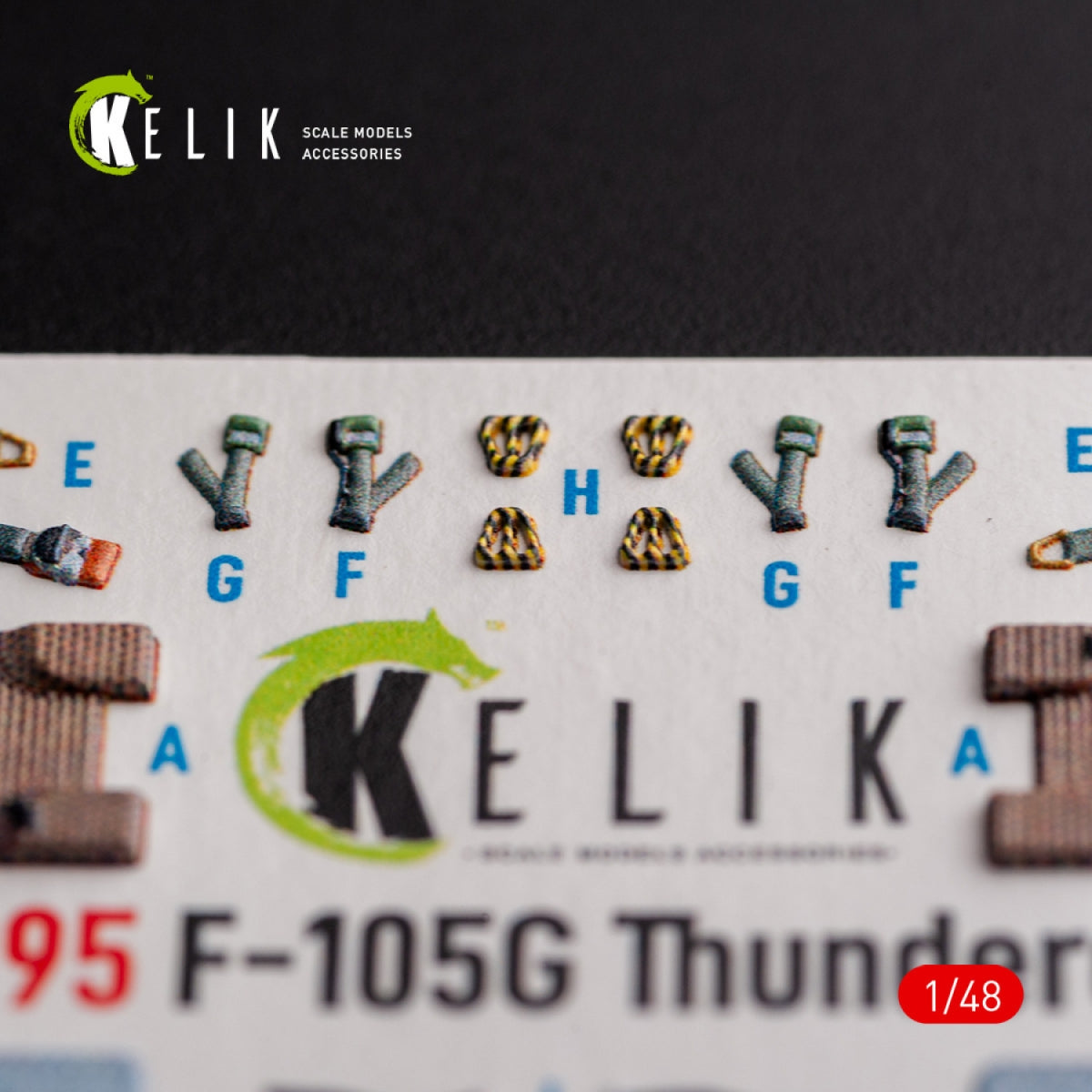 KELIK K48095 F-105G Thunderchief - décalcomanies 3D intérieures pour maquette HobbyBoss au 1/48 – immagine 5