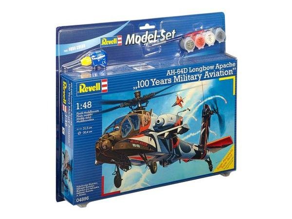 Revell 64896 AH-64D Apache 100 Years Military Aviati- Model Kit 1/48