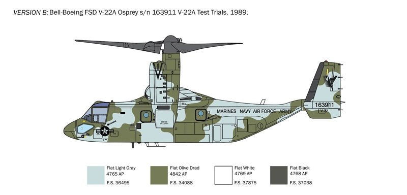 Italeri 1463 V-22A Balbuzard pêcheur 1/72 – image 6