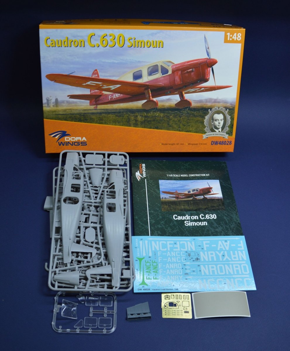 Dora Wings 48028 Caudron C.630 Simoun 1/48 – image 2