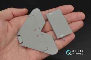 Intérieur imprimé en 3D et coloré sur papier décalcomanie Quinta Studio QD32050 pour Fokker Dr.1 (pour maquette Meng) à l&amp;#39;échelle 1/32 – immagine 9