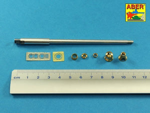 Canon Aber 35L-215 pour canon allemand de 8,8 cm Kw.K 43 (L/71) utilisé sur la tourelle Porsche du Tiger B - version tardive pour maquette TAKOM (1/35) – image 4