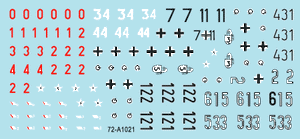 Star Decals 72-A1021 Chars allemands en Italie n° 1. Sicile 1943 1/72 – image 3