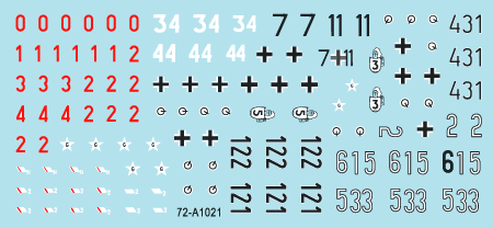 Star Decals 72-A1021 Chars allemands en Italie n° 1. Sicile 1943 1/72 – image 3