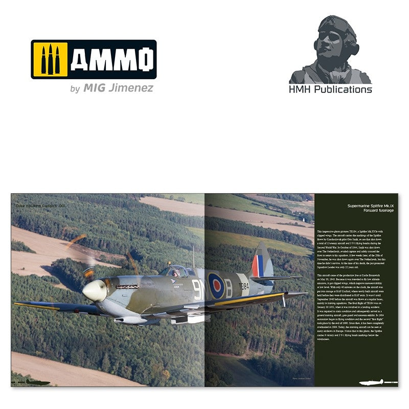 HMH Publications DH-C001 Supermarine Spitfire Mk.IX &amp;amp; Mk.XVI - Aircraft in Detail C001 (Version anglaise) – imagen 3