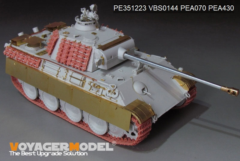 Maquette Voyager PE351223 Panther G allemand de la Seconde Guerre mondiale, version tardive, pour maquette MENG TS-054 au 1/35 – Bild 8