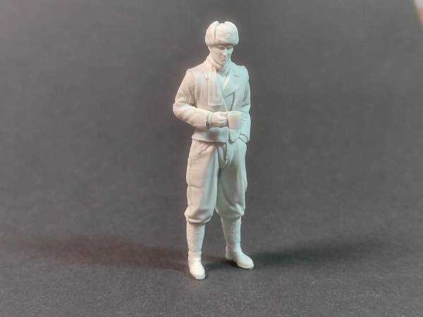 Panzer Art FI35-182 Officier de char allemand en manteau d'hiver n° 2 1/35