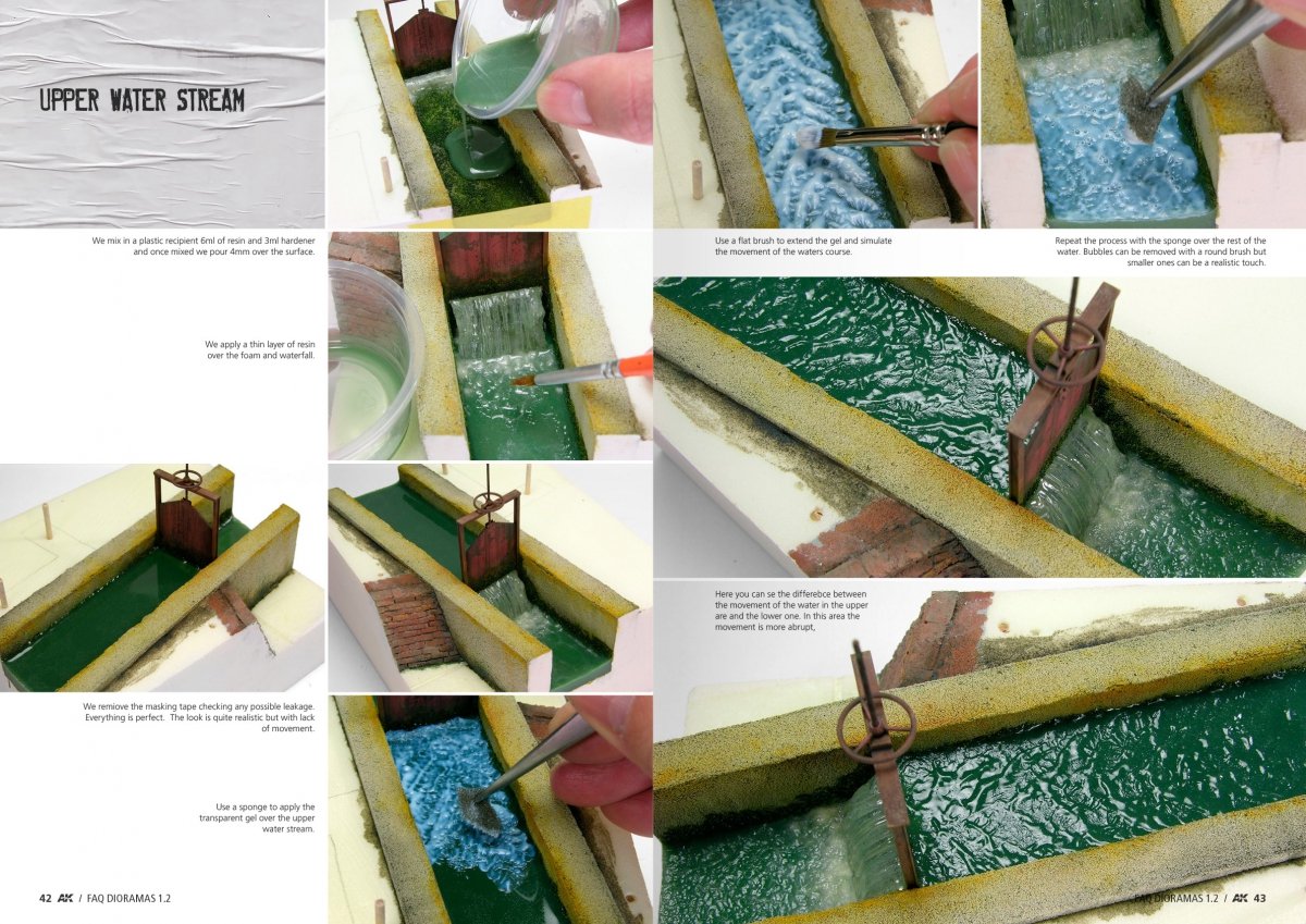 AK Interactive AK8051 DIORAMAS FAQ 1.2 EXTENSION – AGUA, HIELO Y NIEVE (espagnol) – imagen 3