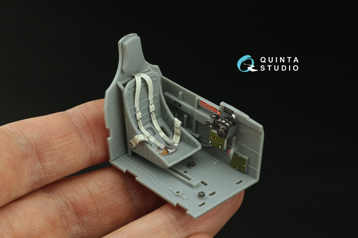 Intérieur imprimé en 3D et coloré sur papier décalcomanie Quinta Studio QD32162 P-40N Warhawk (Trumpeter) 1/32 – image 6