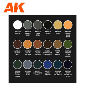 AK Interactive AK11764 SIGNATURE SET – REAF « ARCHIDUQUE » – COFFRET DE PEINTURE SPÉCIAL GUERRE DE SÉCESSION AMÉRICAINE 28 MM 18 x 17 ml  – image 3