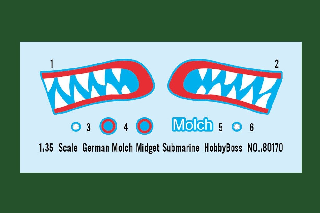 Hobby Boss 80170 Sous-marin de poche allemand Molch 1/35 – Bild 4