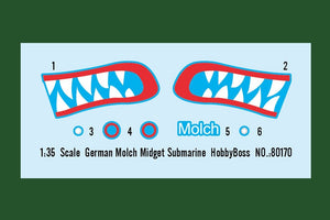 Hobby Boss 80170 Sous-marin de poche allemand Molch 1/35 – Bild 4