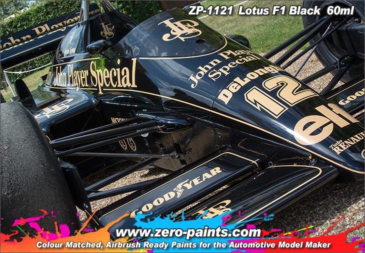 Peinture Zero Paints ZP-1121 Lotus F1 JPS Noir 60 ml – image 2