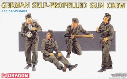 Dragon 6367 Équipe de canon automoteur allemand (1/35)