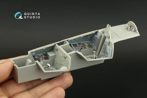 Intérieur du F-14B imprimé en 3D et coloré, modèle Quinta Studio QD32099 (Trumpeter), échelle 1/32 – image 10