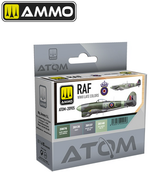 Munitions Mig Jimenez 20905 ATOM RAF WWII LATE COLORS 4x20ml