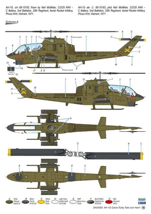 Kit de haute technologie Special Hobby 32082 AH-1G Cobra « Premiers vols au-dessus du Vietnam » au 1/32 – image 3