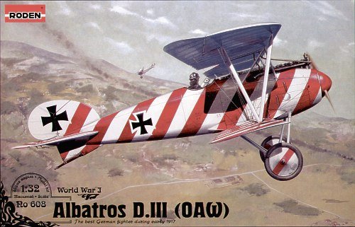 Roden 608 ALBATROS D.III (OAW) 1/32
