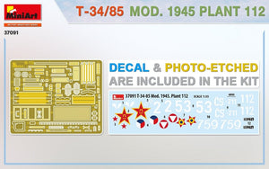 MiniArt 37091 T-34/85 Mod. 1945. Usine 112 1/35  – Bild 5