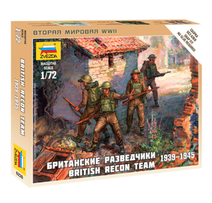 Zvezda 6226 Équipe de reconnaissance britannique 1939-1945 (Art de la tactique) 1/72