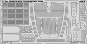 Eduard 32377 Mosquito Mk. IV extérieur/moteurs 1/32 HK MODELS – image 2