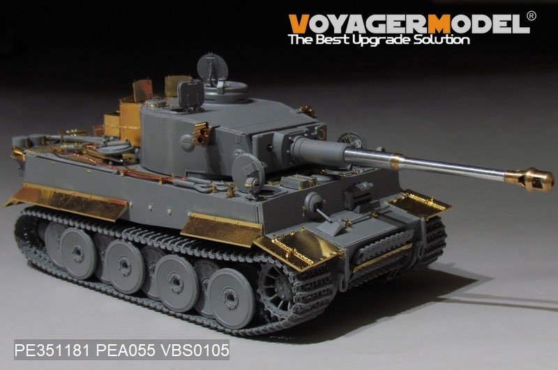 Maquette Voyager PE351181 Char Tiger I allemand de la Seconde Guerre mondiale, première production (pour Border BT-010) 1/35 – Bild 8