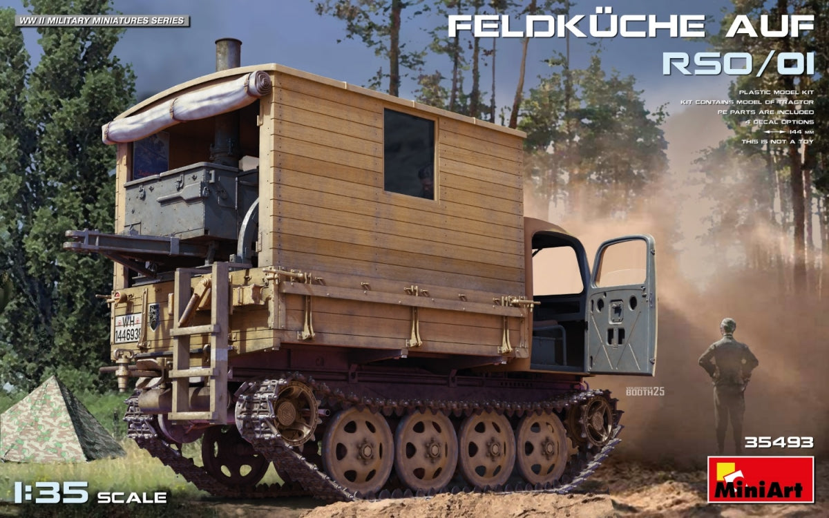 MiniArt 35493 35429 Feldküche Auf RSO/01 1/35 