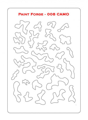 Pochoir Paint Forge PFST008M - Camouflage – image 2