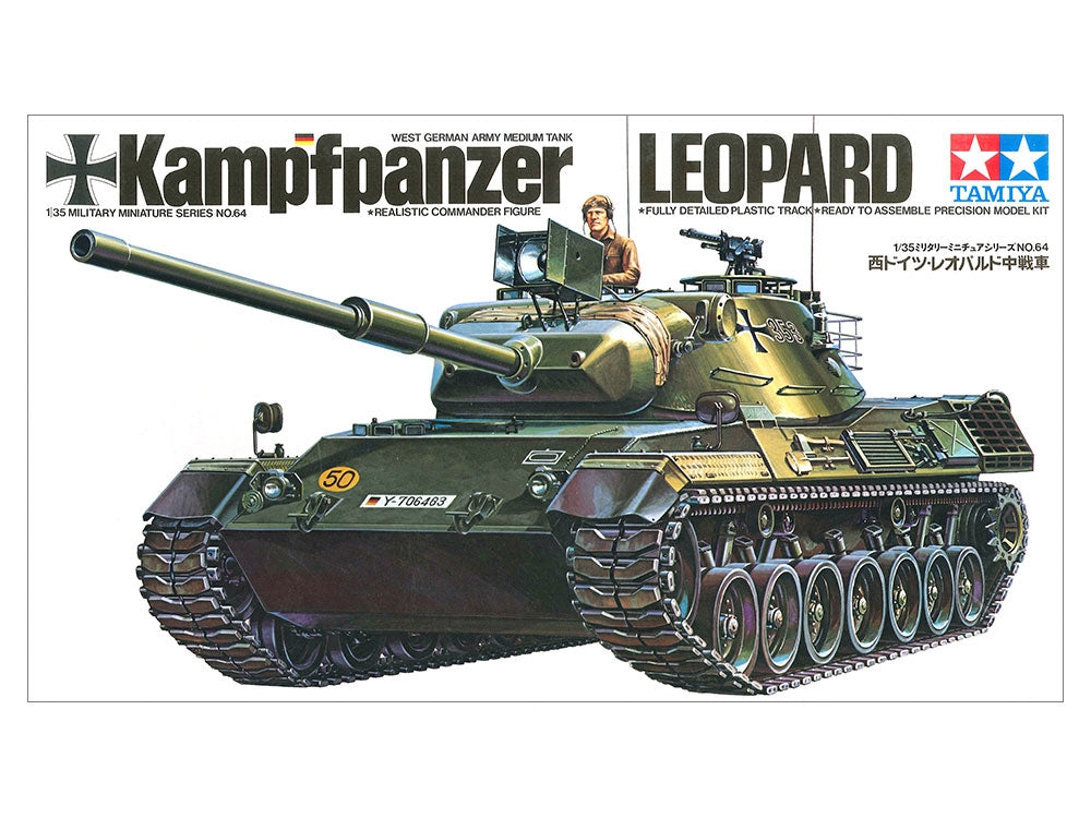 Tamiya 35064 West German Leopard Medium Tank 1/35 – zdjęcie 2