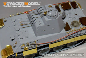 Maquette Voyager PE35998 FlaKPanzer V allemand de la Seconde Guerre mondiale, canon antiaérien FlaKvierling 20 mm MG 151/20, version de base pour TAKOM 2105 au 1/35 – image 11