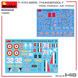 MiniArt 48015 P-47D-28RE THUNDERBOLT. GRATUIT FORCE AÉRIENNE FRANÇAISE 1/48 – image 10