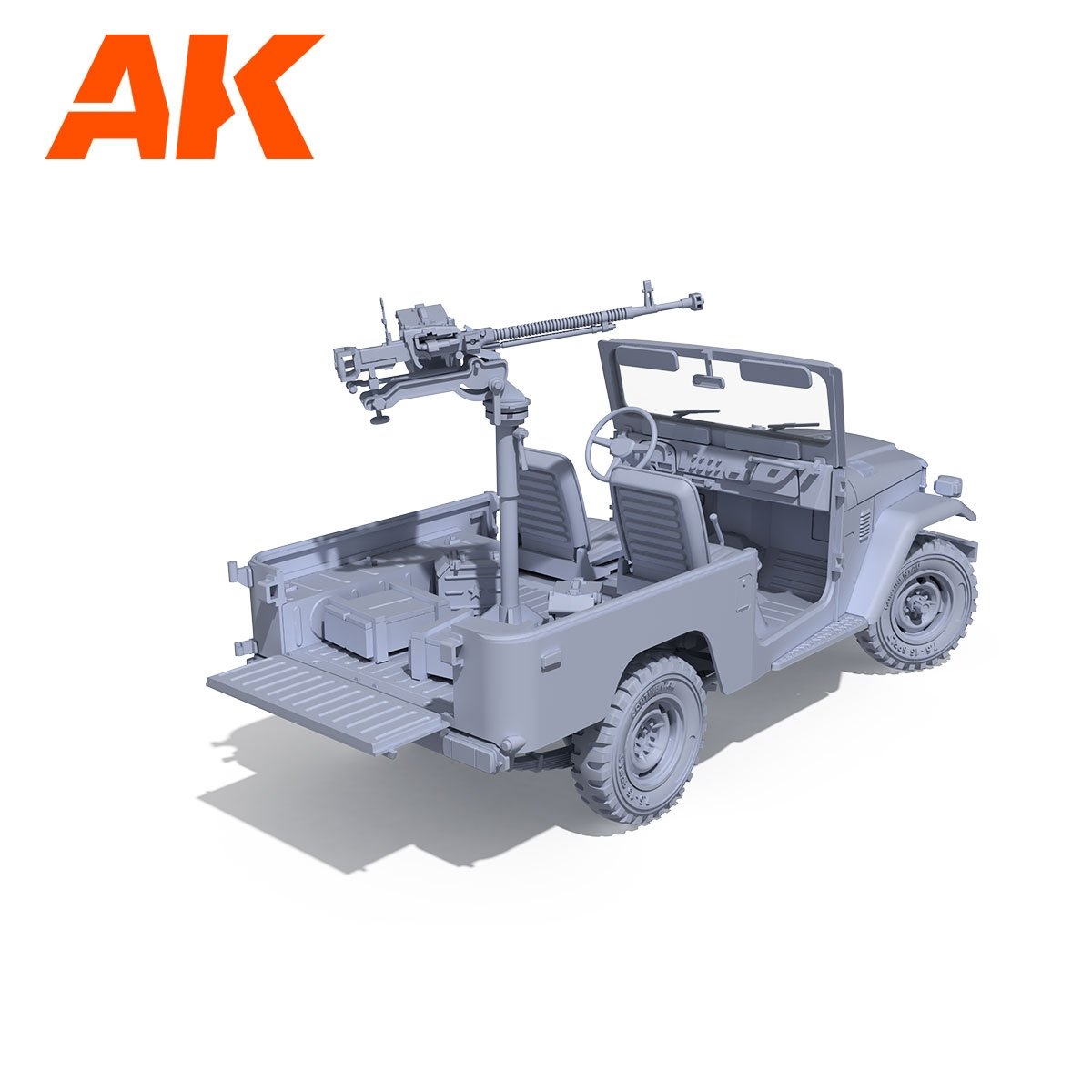 AK Interactive AK35002 FJ43 PICKUP AVEC DSHKM 1/35  – immagine 7