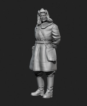 Panzer Art FI35-128 Officier de char soviétique en manteau de peau de mouton n° 1 1/35 – image 2