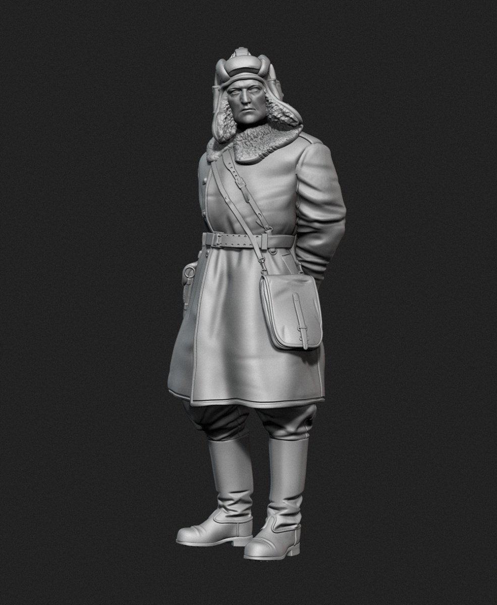 Panzer Art FI35-128 Officier de char soviétique en manteau de peau de mouton n° 1 1/35 – image 2