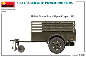 MiniArt 35426 K-52 REMORQUE AVEC GROUPE MOTEUR PE-95 1/35 – imagen 5
