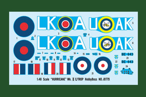 Hobby Boss 81779 Hawker Hurricane Mk.IIc / Trop 1/48 – immagine 3
