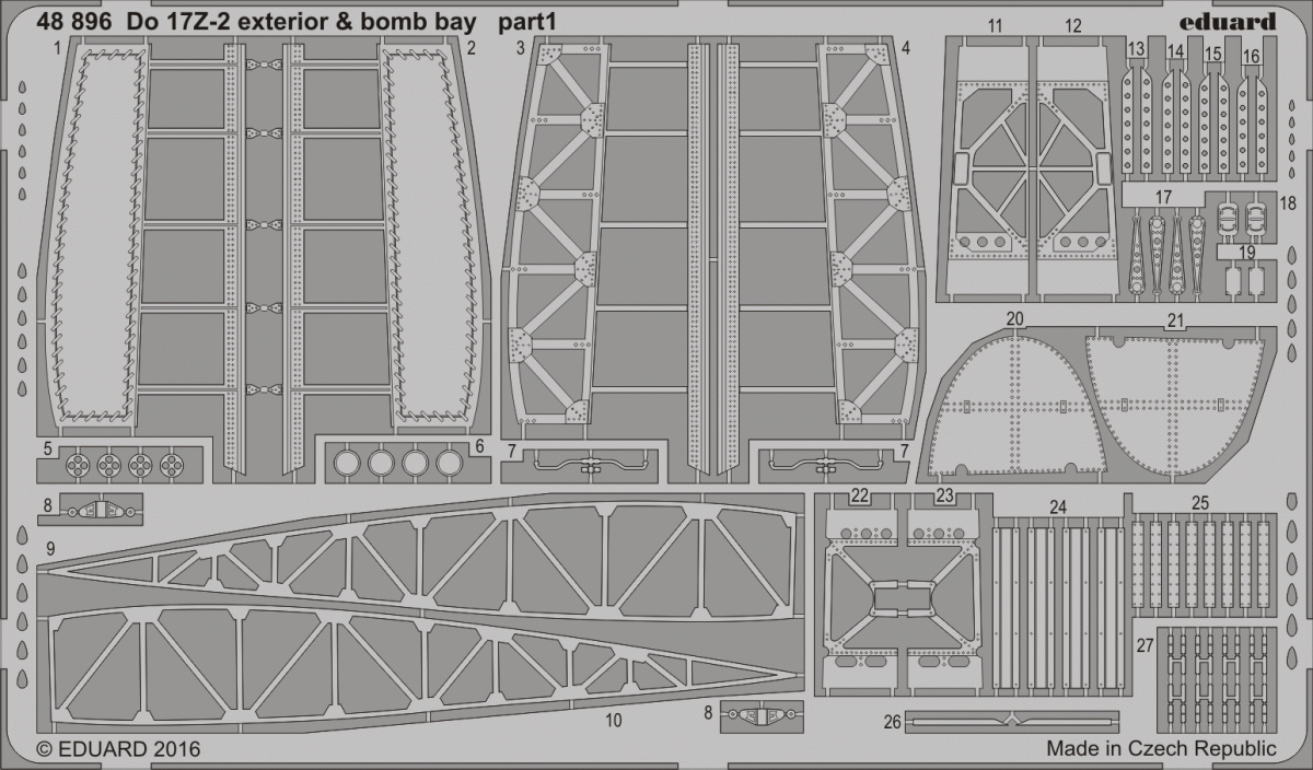 Eduard BIG49163 Do 17Z-2 1/48 ICM – zdjęcie 6