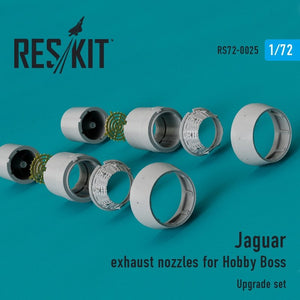 Buses d&amp;#39;échappement RESKIT RSU72-0025 Jaguar pour Hobby Boss 1/72