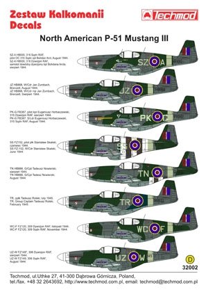 Techmod 32002 - North American P-51 Mustang III 1/32 – image 2