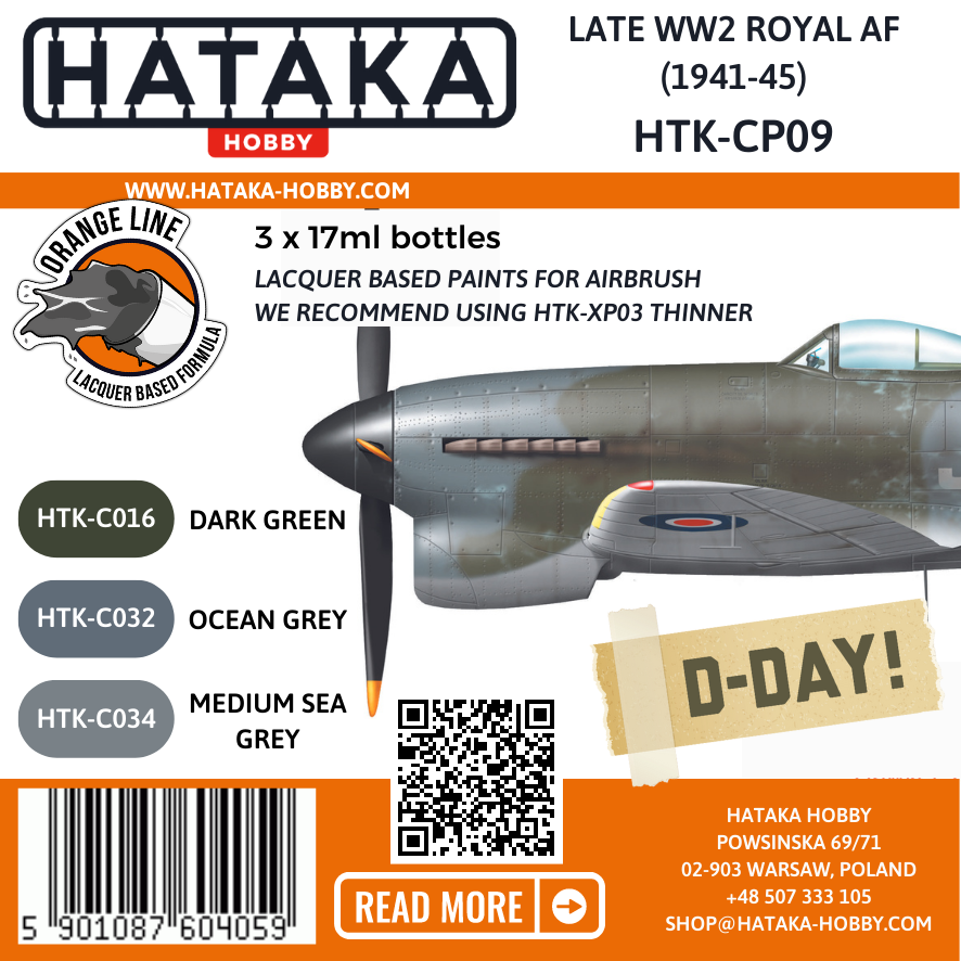 Hataka Hobby HTK-CP09 Royal AF de la fin de la Seconde Guerre mondiale (1941-45) – image 2