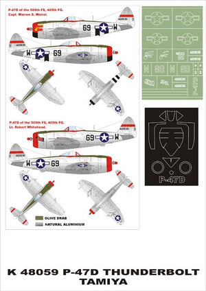 Montex K48059 P-47D Thunderbolt 1/48