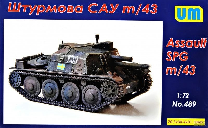 Unimodels 489 Canon automoteur d'assaut m/43 1/72