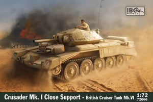 IBG 72066 Char de croisière britannique d&amp;#39;appui rapproché Crusader Mk.I Mk.VI 1/72
