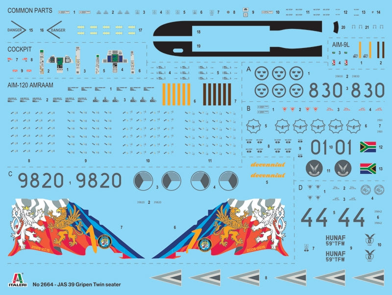 Italeri 2664 JAS-39D GRIPEN BI-PLACE 1/48 – image 3