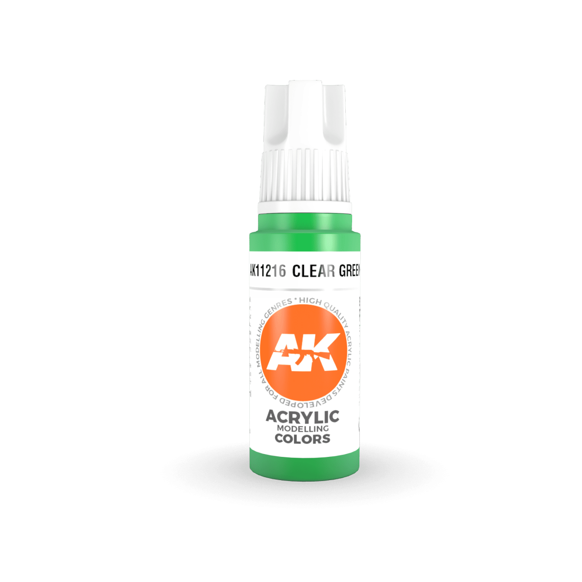 AK Interactive AK11216 VERT TRANSPARENT – STANDARD 17 ml – image 2
