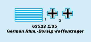 I Love Kit 63523 Rhm.-Borsig Waffentrager allemand 1/35 – immagine 11