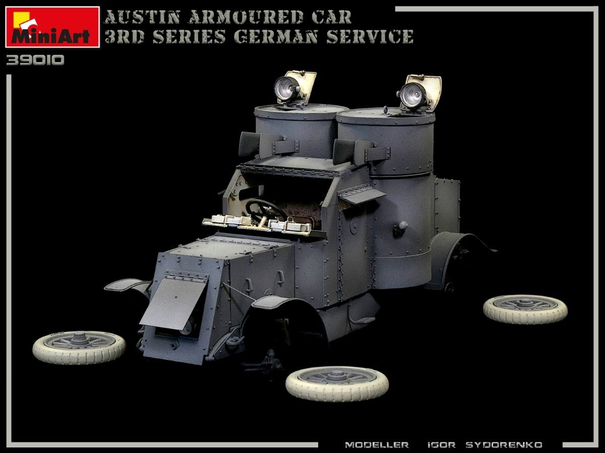 Miniart 39010 AUSTIN BLINDÉ 3E SÉRIE : SERVICE ALLEMAND, AUSTRO-HONGROIS, FINLANDAIS. KIT D&amp;#39;INTÉRIEUR 1/35 – Bild 5